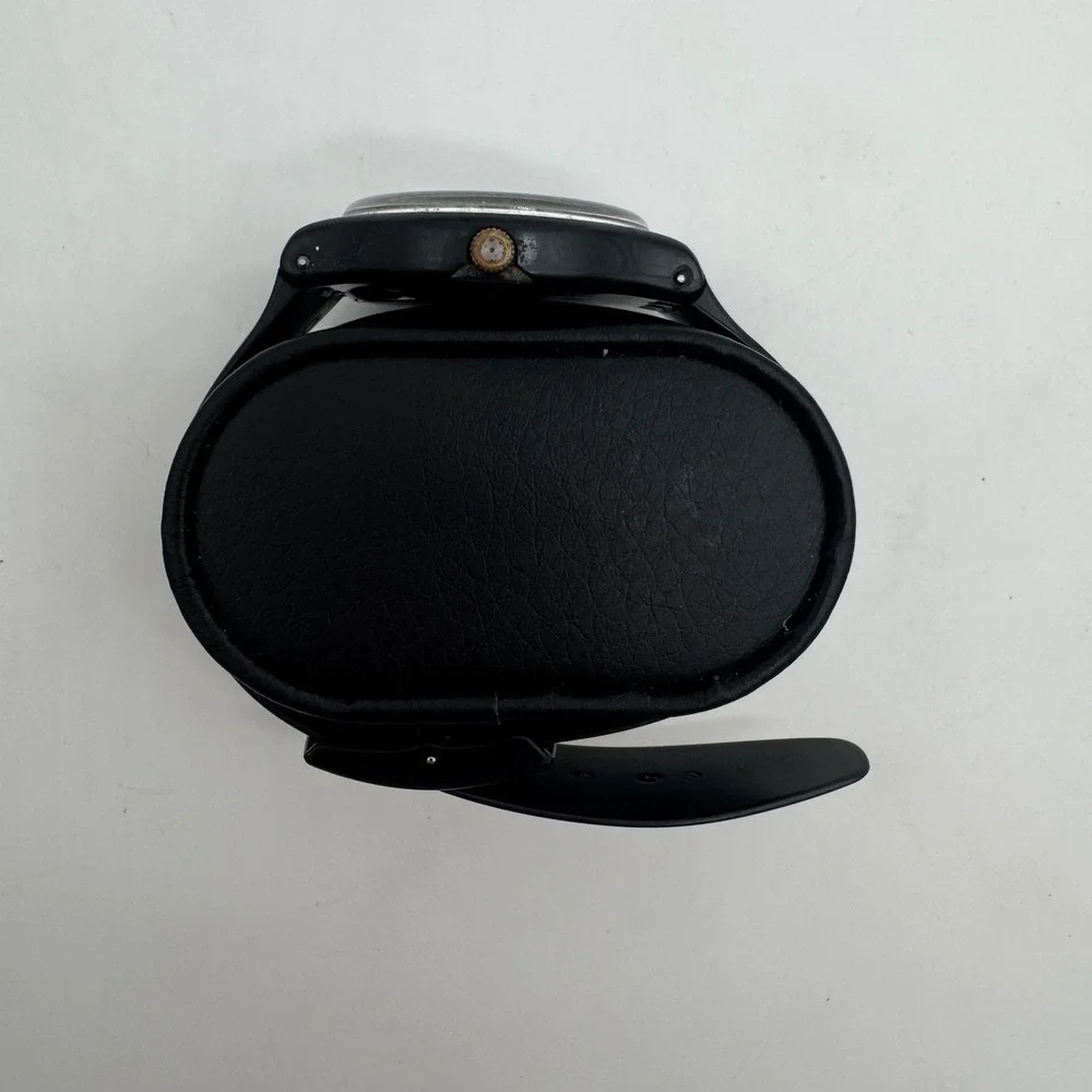 Vintage Swatch Originals Black Day Date Swiss‎ Quartz Watch 34mm AG 1992